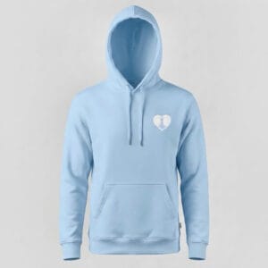 Baby Blue Heart Collection Hoodie